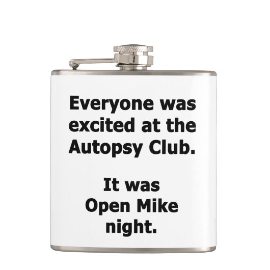 Autopsy Club Heupfles (Voorkant)