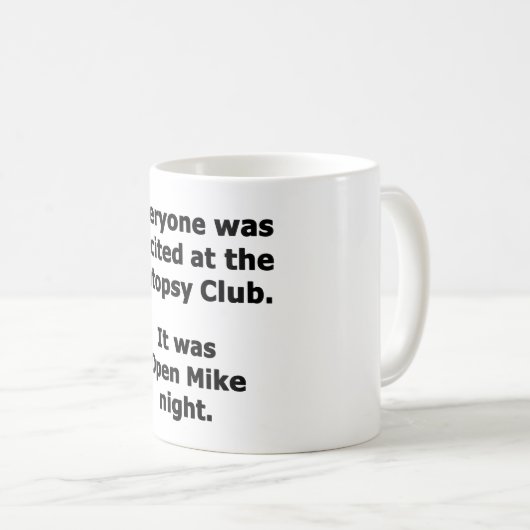 Autopsy Club Koffiemok (Voorkant rechts)