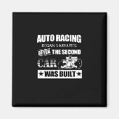 autorace begon 5 minuten na de tweede auto w magneet (Voorkant)