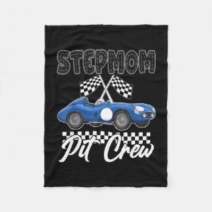 Autorace verjaardagsfeestje racing familie stiefmo fleece deken