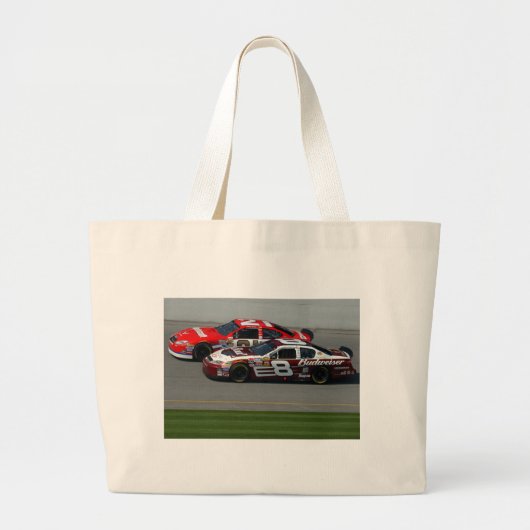 Autoracing Grote Tote Bag (Voorkant)