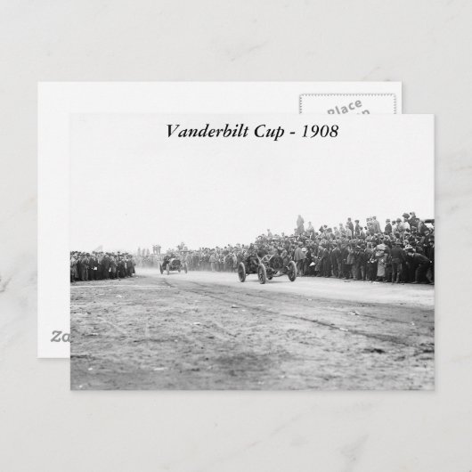 Autoras Vanderbilt Cup, begin jaren 1900 Briefkaart (Voorkant / Achterkant)