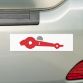 Autoraster Bumpersticker (Op auto)