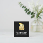 Autoreiniging | Golden Vierkante Visitekaartje (Staand voorkant)