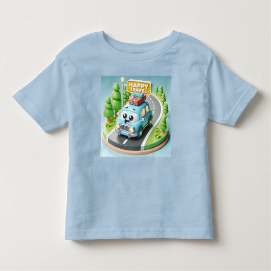Autoreis van Natasha Us Kinder Shirts (Voorkant)