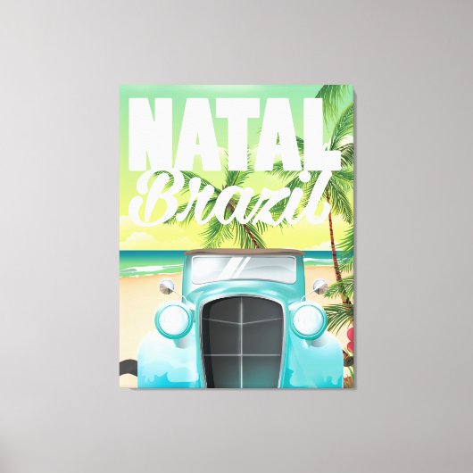 autoreisposter Natal Brazilië Canvas Afdruk (Voorkant)