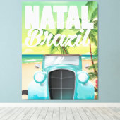autoreisposter Natal Brazilië Canvas Afdruk (Insitu (Houten vloer))
