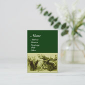 AUTOREPARAAT - AUTOMOTIEF, groen rood Visitekaartje (Staand voorkant)