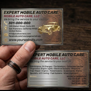 Autoreparatie & Airconditioningspecialist Metaal A Visitekaartje