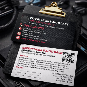 Autoreparatie & Auto Airco Specialist Eigen Logo Q Visitekaartje