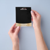 Autoreparatie Auto Detailing Modern Goud Automotiv Flyer (Hand)