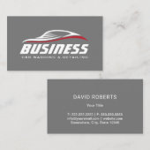 Autoreparatie - automatische informatie over profe visitekaartje (Voorkant / Achterkant)