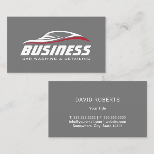 Autoreparatie - automatische informatie over profe visitekaartje (Voorkant / Achterkant)