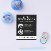 Autoreparatie professionele mobiele monteur servic flyer (Enkel)