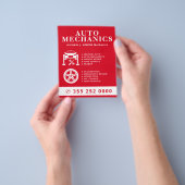 Autoreparatie professionele mobiele monteur servic flyer (Hand)