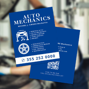 Autoreparatie professionele mobiele monteur servic flyer