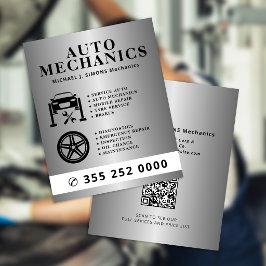 Autoreparatie professionele mobiele monteur servic flyer