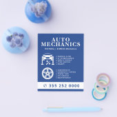 Autoreparatie professionele mobiele monteur servic flyer (Enkel)
