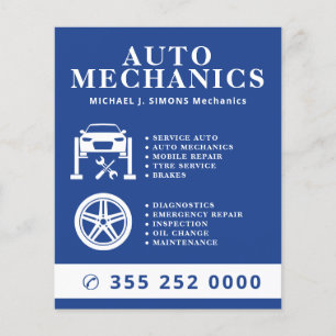 Autoreparatie professionele mobiele monteur servic flyer