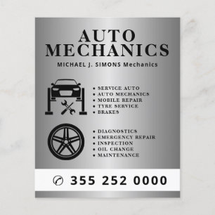 Autoreparatie professionele mobiele monteur servic flyer