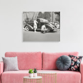 Autoreparatie Service, 1942 Canvas Afdruk (Insitu (Woonkamer))