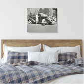 Autoreparatie Service, 1942 Canvas Afdruk (Insitu (Slaapkamer))