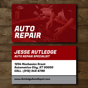 Autoreparatie visitekaartje