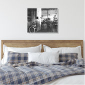 Autoreparatiebedrijf, 1919 canvas afdruk (Insitu (Slaapkamer))