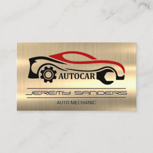 autoreparatiemonteur   goudmetaal   Tools Services Visitekaartje