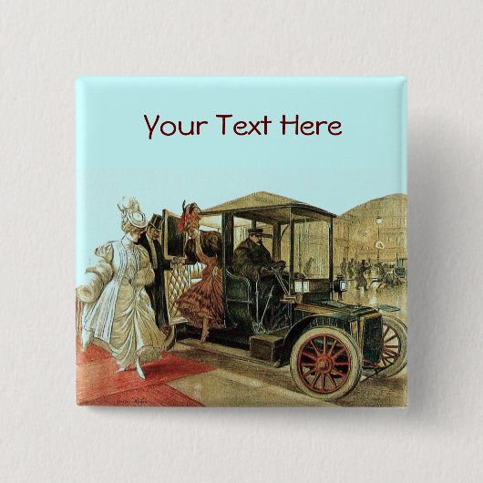 AUTORESTORATIE - AUTOMOTIEF VIERKANTE BUTTON 5,1 CM (Voorkant)