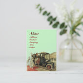 AUTORESTORATIE - AUTOMOTIEF VISITEKAARTJE (Staand voorkant)