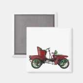 AUTORESTORATIEVELIJK, wit rood Magneet (Voorkant / Achterkant)