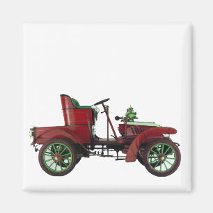 AUTORESTORATIEVELIJK, wit rood Magneet