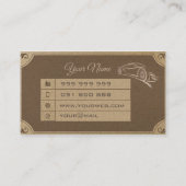 Autoretro Visitekaartje (Achterkant)