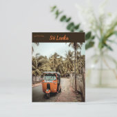 Autorickshaw in Kudawa, Sri Lanka Briefkaart (Staand voorkant)