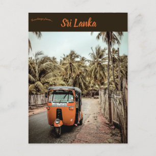 Autorickshaw in Kudawa, Sri Lanka Briefkaart