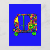 autorickshaw zenscrawl briefkaart (Voorkant)