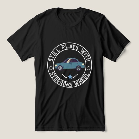 autorijden Tri-Blend shirt (Design voorkant)