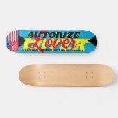AUTORISEER LOVER JMT BAHAMAS7 3/4" Skateboard Deck (Horizontaal)
