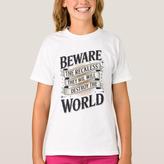 Autoritaire golf t-shirt (Voorkant)