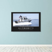 Autoriteit: Inspirerend prijsopgave Canvas Afdruk (Insitu (Houten vloer))