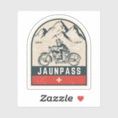 Autorondleiding Boltigen-Jaunpass swiss-alps Sticker (Vel)