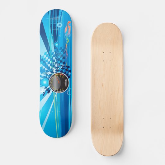 Auto's 1 Skateboard (Voorkant)