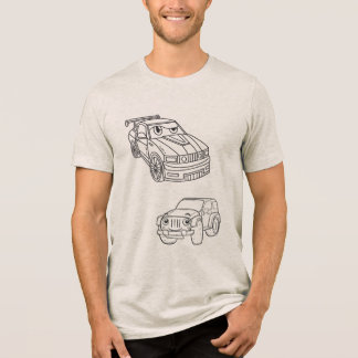 auto's anime editie Tri-Blend shirt