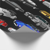 Auto's, auto's en auto's cadeaupapier (Hoek)