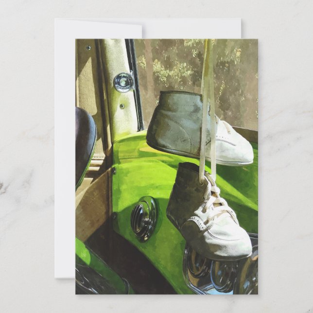 Auto's - Baby schoenen (Voorkant)