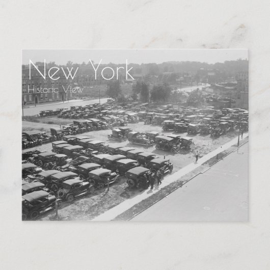 Auto's die op Ebbets gebied worden geparkeerd Briefkaart (Voorkant)