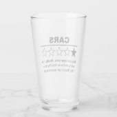 Auto's Eén Sterrenrating Glas (Achterkant)