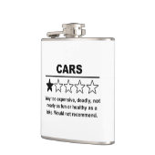 Auto's Eén Sterrenrating Heupfles (Links)