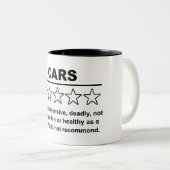 Auto's Eén Sterrenrating Tweekleurige Koffiemok (Voorkant rechts)